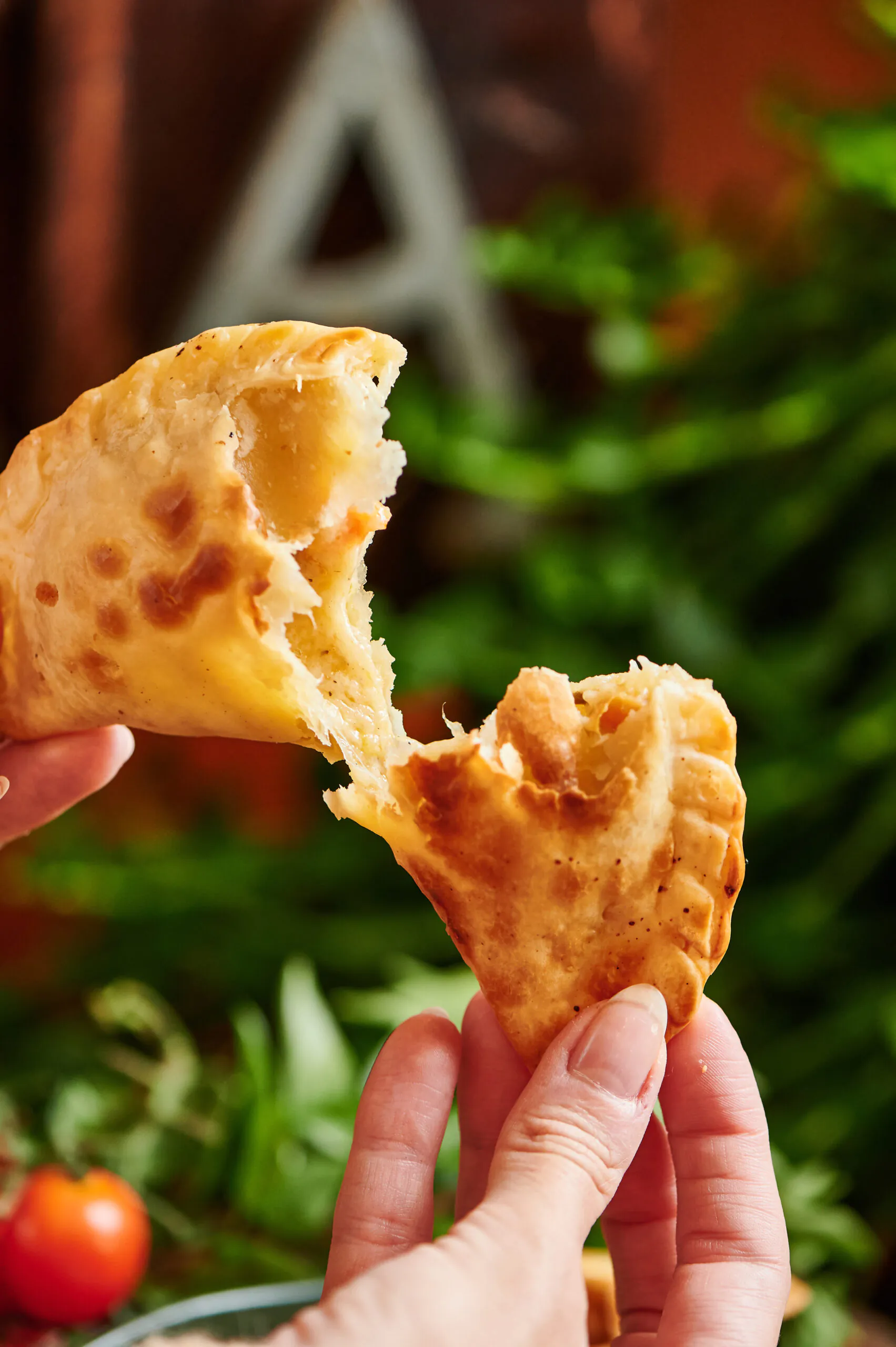 EMPANADA DE QUEIJO E MARGUERITA